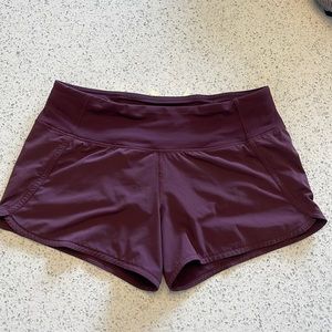 Lululemon Speed Up short 4” inseam